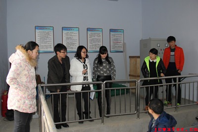 市水務(wù)公司年前進行安全大檢查